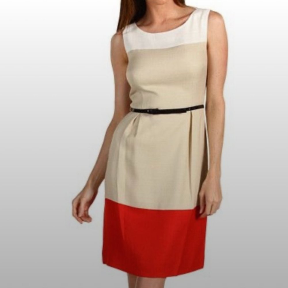 KATE Spade Brodie Color Blocked Sheath Dress NO BELT